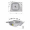 Кухонная мойка Brinex 6050-L 0,6 мм Satin (BRIN6050LSAT06) Кухонная мойка Brinex 6050-L 0,6 мм Satin (BRIN6050LSAT06)