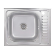 Кухонная мойка Brinex 6050-L 0,6 мм Satin (BRIN6050LSAT06) Кухонная мойка Brinex 6050-L 0,6 мм Satin (BRIN6050LSAT06)
