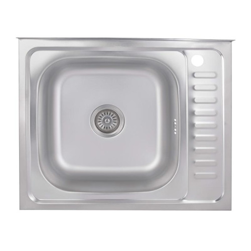 Кухонная мойка Brinex 6050-L 0,6 мм Satin (BRIN6050LSAT06) Кухонная мойка Brinex 6050-L 0,6 мм Satin (BRIN6050LSAT06)