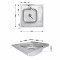 Кухонная мойка Brinex 6060-L 0,6 мм Satin (BRIN6060LSAT06) Кухонная мойка Brinex 6060-L 0,6 мм Satin (BRIN6060LSAT06)