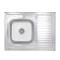 Кухонная мойка Brinex 6080-L 0,6 мм Satin (BRIN6080LSAT06)