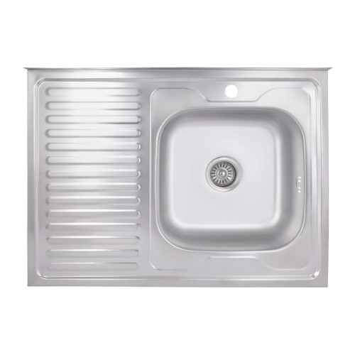Кухонная мойка Brinex 6080-R 0,6 мм Satin (BRIN6080RSAT06) Кухонная мойка Brinex 6080-R 0,6 мм Satin (BRIN6080RSAT06)