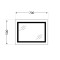 Зеркало Qtap Mideya (DC-F613) 700х500 с LED-подсветкой Touch, с антизапотеванием, диммером QT2078NCF7050W