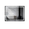 Зеркало Qtap Mideya (DC-F613) 700х500 с LED-подсветкой Touch, с антизапотеванием, диммером QT2078NCF7050W