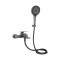Смеситель для ванны Qtap Slavonice (c душевым гарнитуром) QTSLV259GMB48035 Gunmetal Black PVD