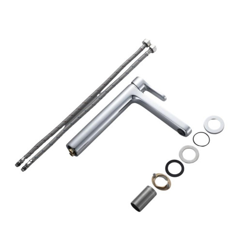 Смеситель латунный для раковины Lidz Astra 001FH высокий (k35) LDAST001FHCRM48090 Chrome