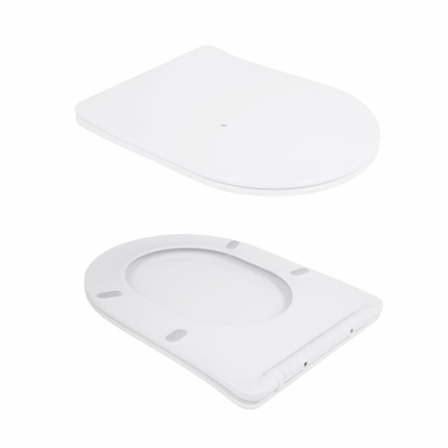 Унитаз подвесной Qtap Scorpio безободковый Ultra Quiet с сиденьем Soft-close QT14332380ASW