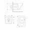 Унитаз подвесной Crow Rimless 485х340х330 мм, White, с сиденьем Slim Duroplast/ Soft-close/ Quick Release QT05335171RW Qtap