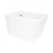 Биде подвесное Qtap Crow 485х340х290 мм White QT05555371W