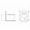 Биде напольное Qtap Jay 560х360х410 мм, White QT07443375W Биде напольное Qtap Jay 560х360х410 мм, White QT07443375W