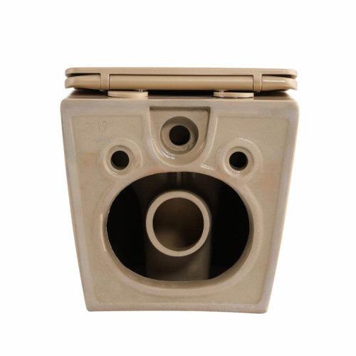 Унитаз подвесной Robin Ultra Quiet 490×365×325 мм, Beige, с сиденьем Slim Duroplast / Soft-close / Quick Release QT13332381АSSB Qtap