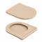 Унитаз подвесной Robin Ultra Quiet 490×365×325 мм, Beige, с сиденьем Slim Duroplast / Soft-close / Quick Release QT13332381АSSB Qtap
