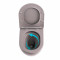 Унитаз подвесной Robin Ultra Quiet 490×365×325 мм, Stone Grey, с сиденьем Slim Duroplast / Soft-close / Quick Release QT13332381АSSG Qtap