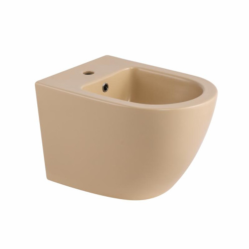 Биде подвесное Qtap Robin 515x370x350 мм, Beige QT13551381GSB