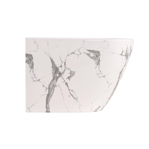 Биде подвесное Qtap Robin 515x370x350 мм, Marble QT13551381GMR