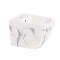 Биде подвесное Qtap Robin 515x370x350 мм, Marble QT13551381GMR