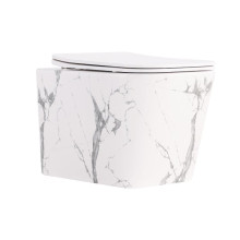 Унитаз подвесной Tern Ultra Quiet 490×365×325 мм, Marble, с сиденьем Slim Duroplast / Soft-close / Quick Release QT17332303ASMR Qtap Унитаз подвесной Tern Ultra Quiet 490×365×325 мм, Marble, с сиденьем Slim Duroplast / Soft-close / Quick Release QT17332303ASMR Qtap