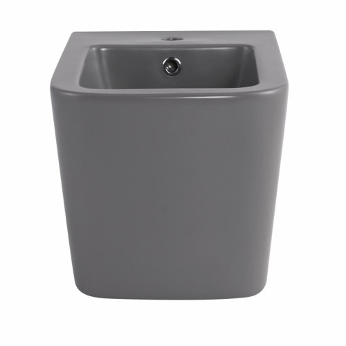 Биде подвесное Qtap Tern 520x350x330 мм, Stone grey QT17551303GSG Биде подвесное Qtap Tern 520x350x330 мм, Stone grey QT17551303GSG