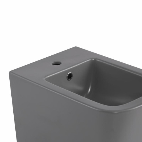 Биде подвесное Qtap Tern 520x350x330 мм, Stone grey QT17551303GSG Биде подвесное Qtap Tern 520x350x330 мм, Stone grey QT17551303GSG