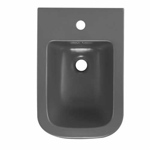 Биде подвесное Qtap Tern 520x350x330 мм, Stone grey QT17551303GSG Биде подвесное Qtap Tern 520x350x330 мм, Stone grey QT17551303GSG
