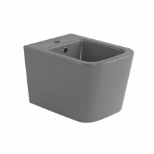 Биде подвесное Qtap Tern 520x350x330 мм, Stone grey QT17551303GSG Биде подвесное Qtap Tern 520x350x330 мм, Stone grey QT17551303GSG