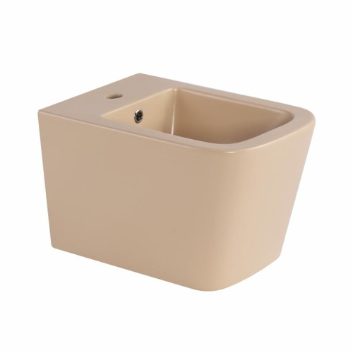 Биде подвесное Qtap Tern 520x350x330 мм, Beige QT17551303GSB