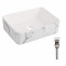 Раковина накладная Qtap Tern 480x370x135 мм, Marble, прямоугольная, с донным клапаном QT17116069MR Раковина накладная Qtap Tern 480x370x135 мм, Marble, прямоугольная, с донным клапаном QT17116069MR