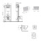 Готовое решение Qtap для ванной комнаты: подвесной унитаз Jay Ultra Quiet 520x360x320 + комплект инсталляции Nest 4 в 1 (круглая клавиша Satin)