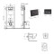 Готовое решение Qtap для ванной комнаты: подвесной унитаз Jay Ultra Quiet 520x360x320 + комплект инсталляции Nest 4 в 1 (круглая клавиша Matt Black)
