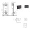 Готовое решение Qtap для ванной комнаты: подвесной унитаз Crow Ultra Quiet 520×360×290 + комплект инсталляции Nest 4 в 1 (круглая клавиша Matt Black)