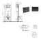 Готовое решение Qtap для ванной комнаты: подвесной унитаз Swan Ultra Quiet 520×360×320 + комплект инсталляции Nest 4 в 1 (линейная клавиша Matt Black)