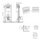 Готовое решение Qtap для ванной комнаты: подвесной унитаз Swan Ultra Quiet 520×360×320 + комплект инсталляции Nest 4 в 1 (линейная клавиша Chrome)