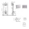 Готовое решение Qtap для ванной комнаты: подвесной унитаз Swan Ultra Quiet 520×360×320 + комплект инсталляции Nest 4 в 1 (квадратная клавиша Satin)