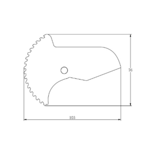 Лезвие для ножниц Thermo Alliance STD-002 d20-40, нержавеющая сталь