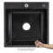 Lidz Handmade H5050HB Мойка для кухни интегрированная Decor Black PVD Honeycomb 2,5/0,5 мм LDH5050BDECPVD48369 Lidz Handmade H5050HB Мойка для кухни интегрированная Decor Black PVD Honeycomb 2,5/0,5 мм LDH5050BDECPVD48369