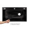Lidz Handmade H7545B Мойка для кухни интегрированная Decor Black PVD Honeycomb 3,0/1,0 мм LDH7545BDECPVD48373 Lidz Handmade H7545B Мойка для кухни интегрированная Decor Black PVD Honeycomb 3,0/1,0 мм LDH7545BDECPVD48373