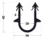 Скоба якорная Thermo Alliance 50 мм для такера (пачка 300 шт.)