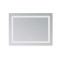 Зеркало Lidz Kubis (KU2) 800х600 с LED-подсветкой Touch, с антизапотеванием, с диммером, рег. яркости LD78LF904708048446