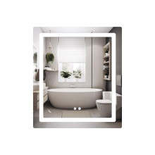 Зеркало Lidz Kubis (KU2) 700х800 с LED-подсветкой Touch, с антизапотеванием, с диммером, рег. яркости LD78LF904708048447