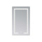 Зеркало Lidz Kubis (KU2) 500х800 с LED-подсветкой Touch, с антизапотеванием, с диммером, рег. яркости LD78LF936508048448