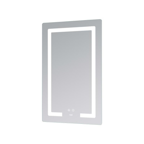 Зеркало Lidz Kubis (KU2) 500х800 с LED-подсветкой Touch, с антизапотеванием, с диммером, рег. яркости LD78LF936508048448