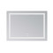 Зеркало Lidz Kubis (KU1) 900х700 с LED-подсветкой Touch, с антизапотеванием, с диммером, рег. яркости LD78LF904907048451