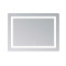 Зеркало Lidz Kubis (KU2) 900х700 с LED-подсветкой Touch, с антизапотеванием, с диммером, рег. яркости LD78LF904907048452