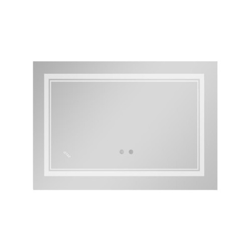 Зеркало Qtap Cardinal (CA1) 800х600 с LED-подсветкой Touch, с антизапотеванием, с диммером, рег. темп. цвета (3000-6500K) QT0478C8060