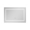 Зеркало Qtap Cardinal (CA1) 800х600 с LED-подсветкой Touch, с антизапотеванием, с диммером, рег. темп. цвета (3000-6500K) QT0478C8060
