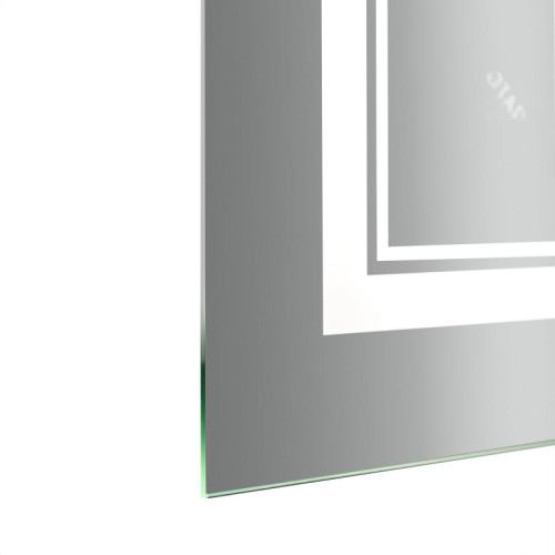 Зеркало Qtap Cardinal (CA1) 800х600 с LED-подсветкой Touch, с антизапотеванием, с диммером, рег. темп. цвета (3000-6500K) QT0478C8060