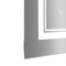 Зеркало Qtap Cardinal (CA1) 800х600 с LED-подсветкой Touch, с антизапотеванием, с диммером, рег. темп. цвета (3000-6500K) QT0478C8060