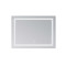 Зеркало Lidz Kubis (KU1) 700х500 с LED-подсветкой Touch, с антизапотеванием, с диммером, рег. яркости LD78LF90448485