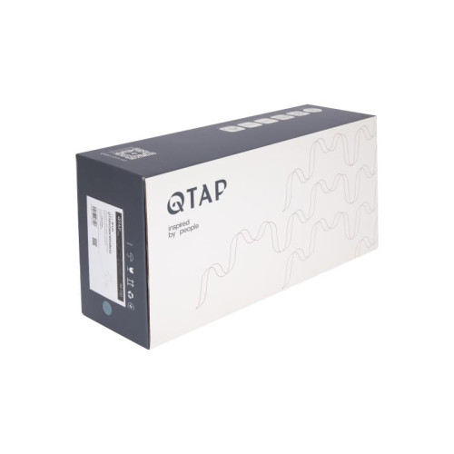 Смеситель для ванны Qtap Arvin с длинным поворотным изливом и душевым гарнитуром QTARV260CRM48641 Chrome