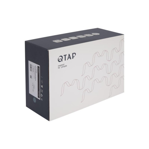 Смеситель для ванны Qtap Crow с душевым гарнитуром QTCRO259CRM48646 Chrome